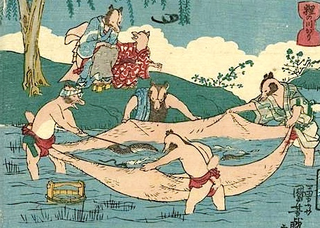 Illustration for article titled The Raccoon Scrotum Monster, and Other Awful Creatures from 1800s Japanese Artwork (NSFW)